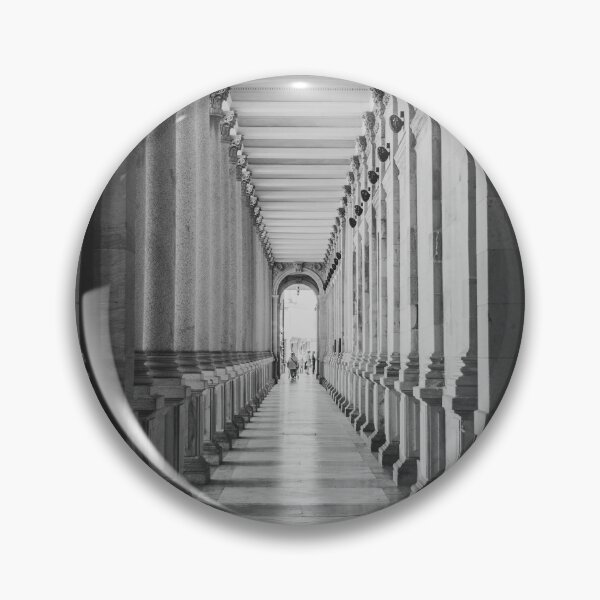 Item preview, Black and White Classical Architecture Archway Corridor designed and sold by Daviean.