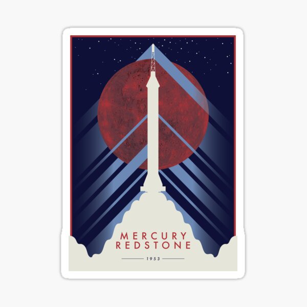 Mercury Redstone Sticker