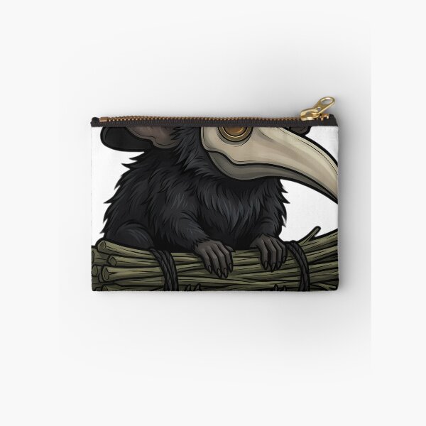 Item preview, Gothic Plague Doctor Aye-Aye on a Dried Herb Bundle — Dark Familiar Emblem designed and sold by IllumeInk.