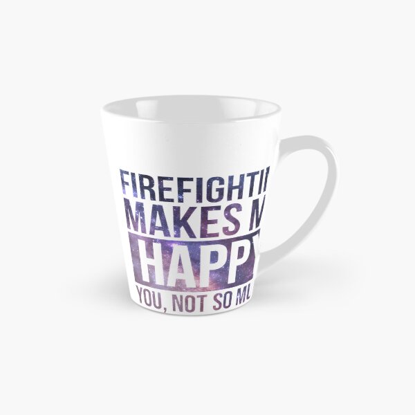 Item preview, Firefighting Makes Me Happy Gift for Firefighters and Firefighter Enthusiasts designed and sold by sbasnet.