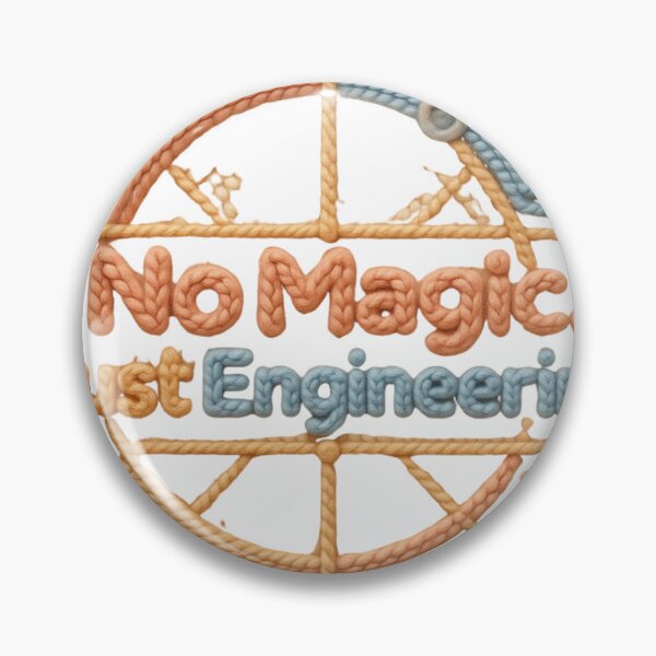 Item preview, No Magic Just Engineering – Engineer Humor Design designed and sold by RDproject.