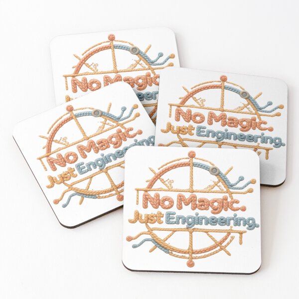 Item preview, No Magic Just Engineering – Engineer Humor Design designed and sold by RDproject.