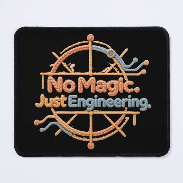 Item preview, No Magic Just Engineering – Engineer Humor Design designed and sold by RDproject.