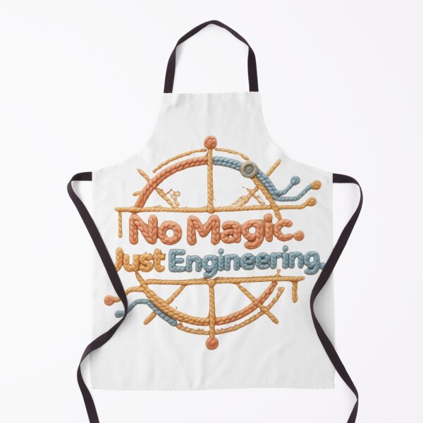 Item preview, No Magic Just Engineering – Engineer Humor Design designed and sold by RDproject.