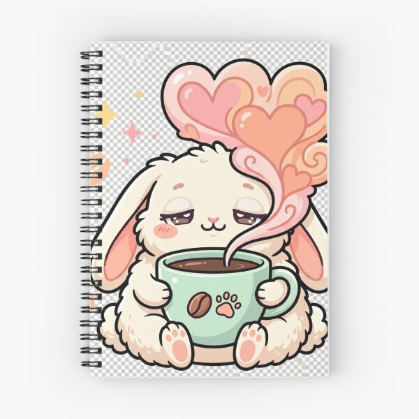 Item preview, Sleepy Bunny Hugging Coffee Mug designed and sold by Elhocinr.