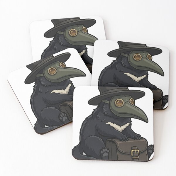 Item preview, Gothic Plague Doctor Tasmanian Devil on a Leather Satchel — Dark Familiar Emblem designed and sold by IllumeInk.