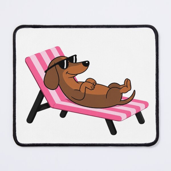 Item preview, Dachshund Summer designed and sold by LuloCreative.