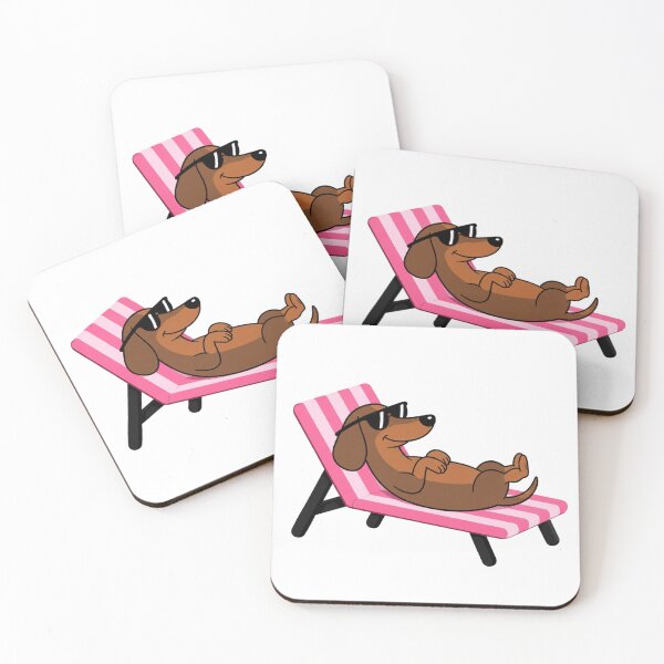 Item preview, Dachshund Summer designed and sold by LuloCreative.