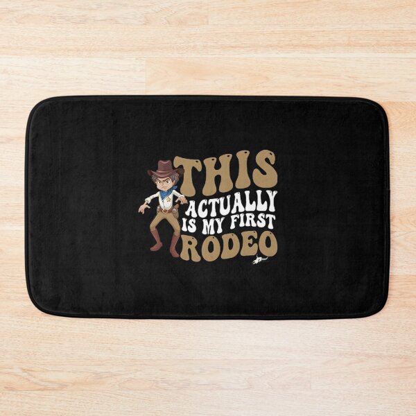 Item preview, Groovy Funny Cowboy and Cowgirl First Rodeo Design for Rodeo Fans designed and sold by julevysanchez.