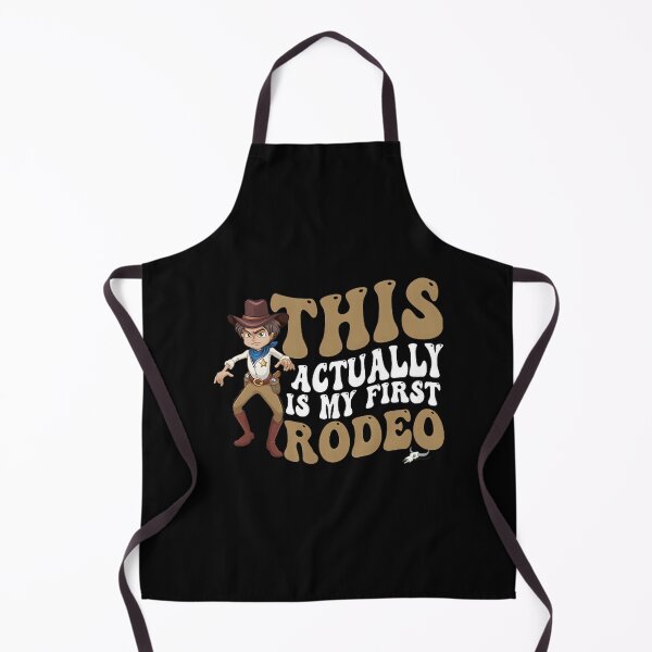 Item preview, Groovy Funny Cowboy and Cowgirl First Rodeo Design for Rodeo Fans designed and sold by julevysanchez.
