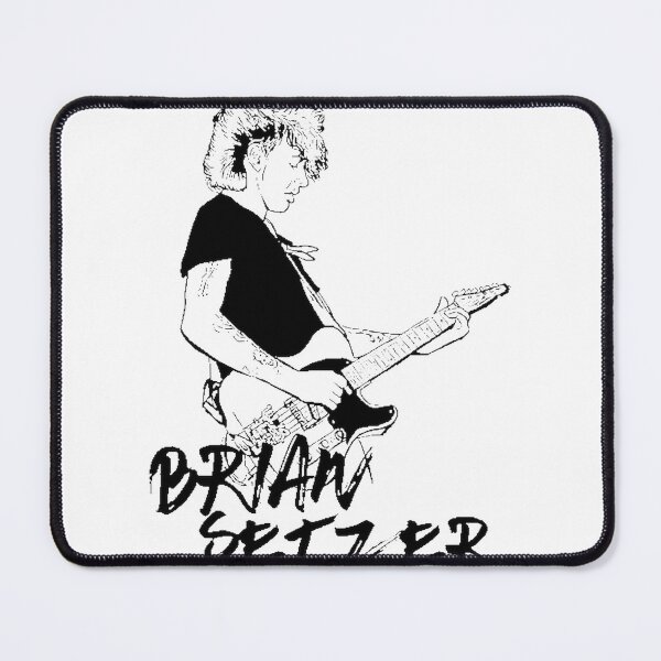Item preview, Brian Setzer Sketch Style Artwork with Retro Rockabilly Vibe designed and sold by gl-silva.