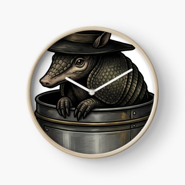Item preview, Gothic Plague Doctor Armadillo in a Tin Herb Tin — Dark Herbalist Familiar designed and sold by IllumeInk.