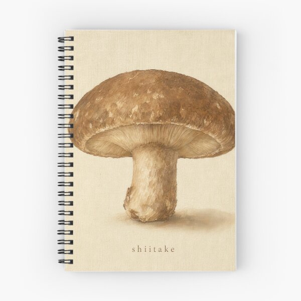 Item preview, Shiitake Mushroom Watercolor | Cottagecore Wall Art designed and sold by FixationStudio.
