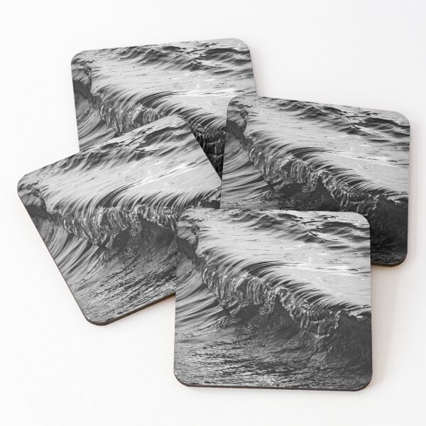 Item preview, Black and White Ocean Wave Motion Photography designed and sold by Daviean.