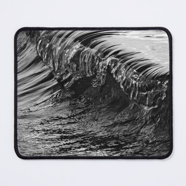 Item preview, Black and White Ocean Wave Motion Photography designed and sold by Daviean.