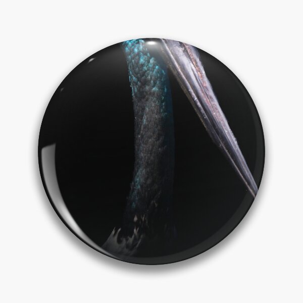 Item preview, Iridescent Black Stork Portrait on Dark Background designed and sold by Daviean.