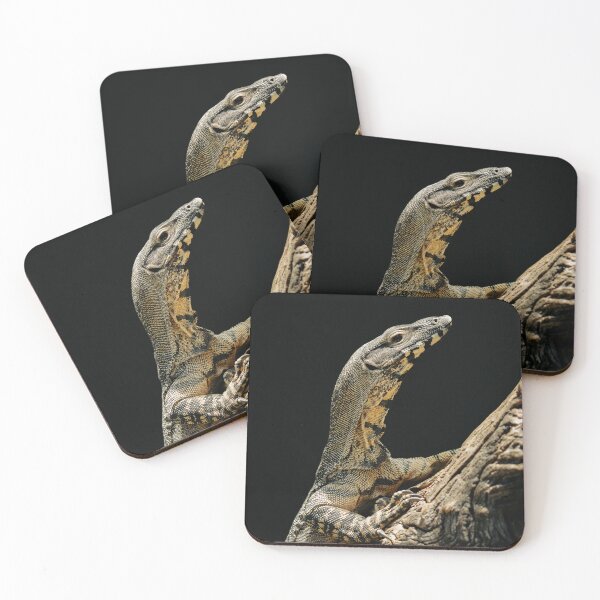 Item preview, Wild Monitor Lizard Clinging to Tree Trunk designed and sold by Daviean.
