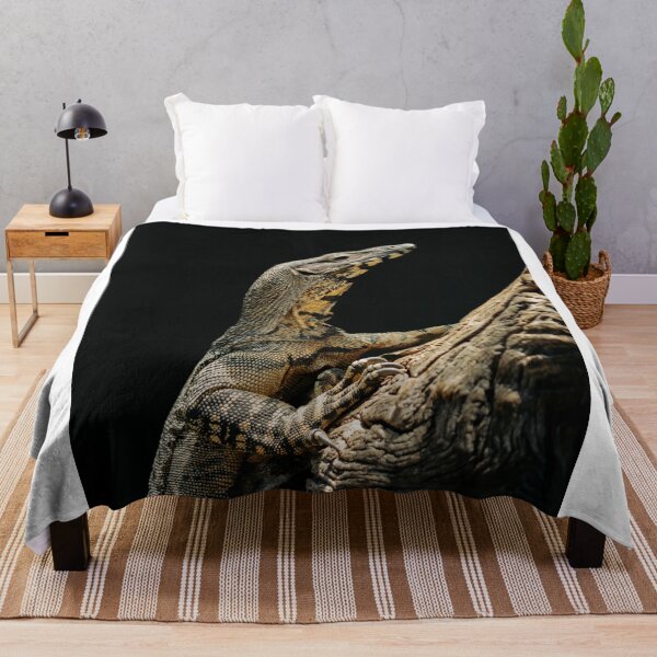 Item preview, Wild Monitor Lizard Clinging to Tree Trunk designed and sold by Daviean.