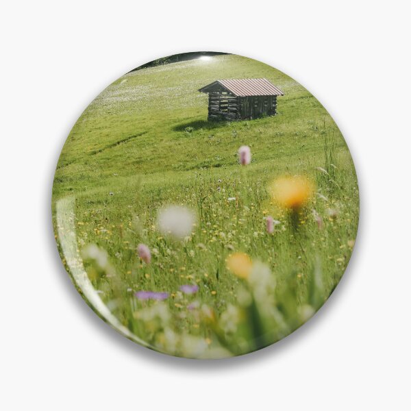 Item preview, Alpine Meadow Wooden Cabin with Mountain View designed and sold by Daviean.