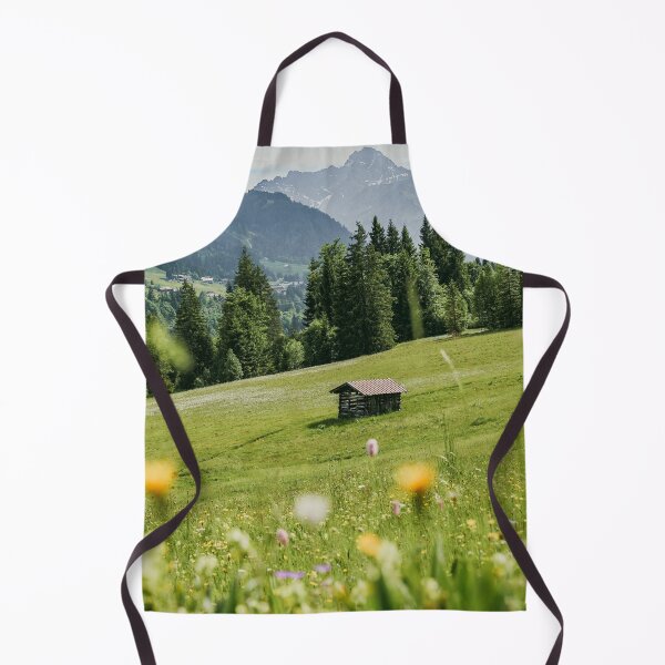 Item preview, Alpine Meadow Wooden Cabin with Mountain View designed and sold by Daviean.