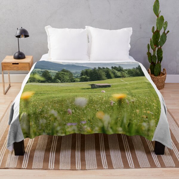 Item preview, Alpine Meadow Wooden Cabin with Mountain View designed and sold by Daviean.