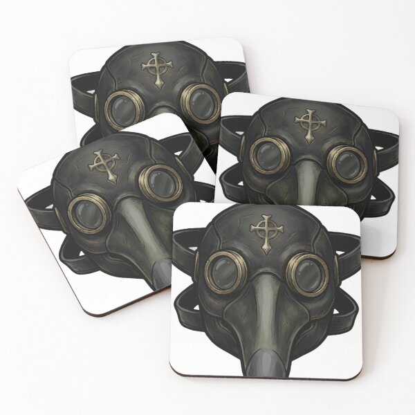 Item preview, Gothic Plague Doctor Beaked Mask — Dark Herbalist Relic Emblem designed and sold by IllumeInk.