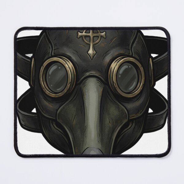 Item preview, Gothic Plague Doctor Beaked Mask — Dark Herbalist Relic Emblem designed and sold by IllumeInk.