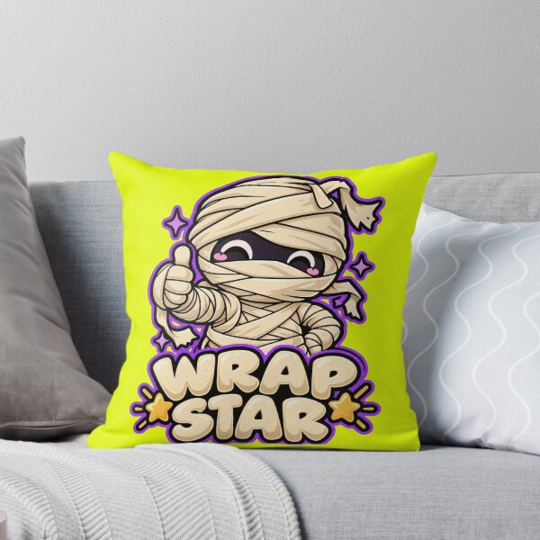 Item preview, Wrap Star - Cute Mummy Halloween Sticker designed and sold by Visual Dept..