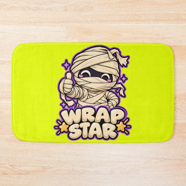 Item preview, Wrap Star - Cute Mummy Halloween Sticker designed and sold by Visual Dept..