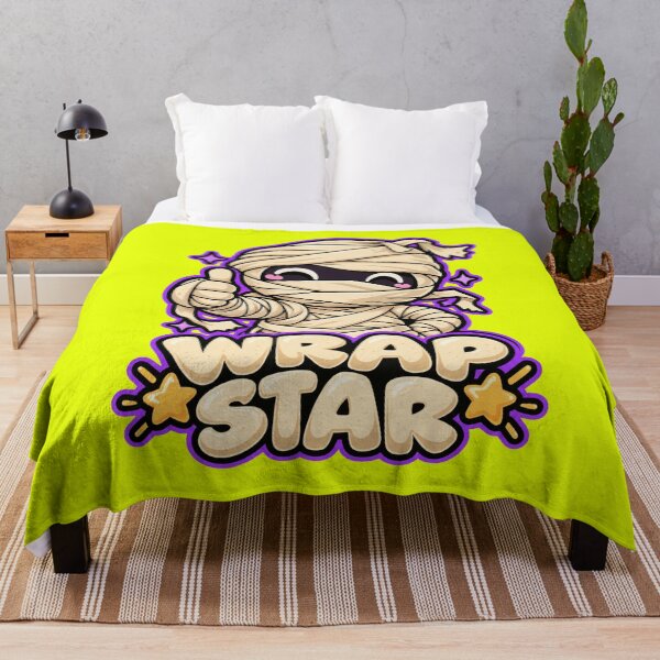 Item preview, Wrap Star - Cute Mummy Halloween Sticker designed and sold by Visual Dept..