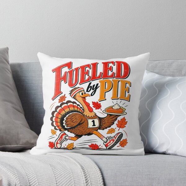 Item preview, Funny Thanksgiving Turkey Trot Running Fueled By Pie T-Shirt designed and sold by VibeCrafteria.