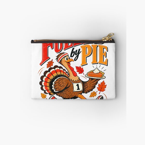 Item preview, Funny Thanksgiving Turkey Trot Running Fueled By Pie T-Shirt designed and sold by VibeCrafteria.