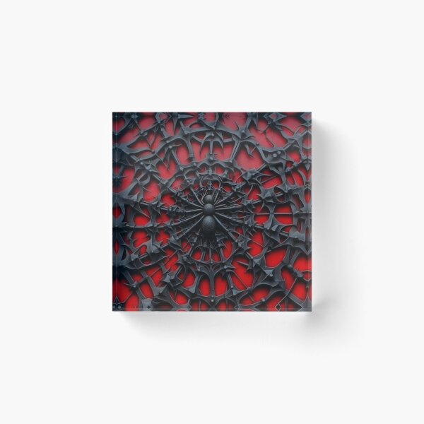Item preview, Dark Geometric Spider Web Pattern designed and sold by DKSH1234.