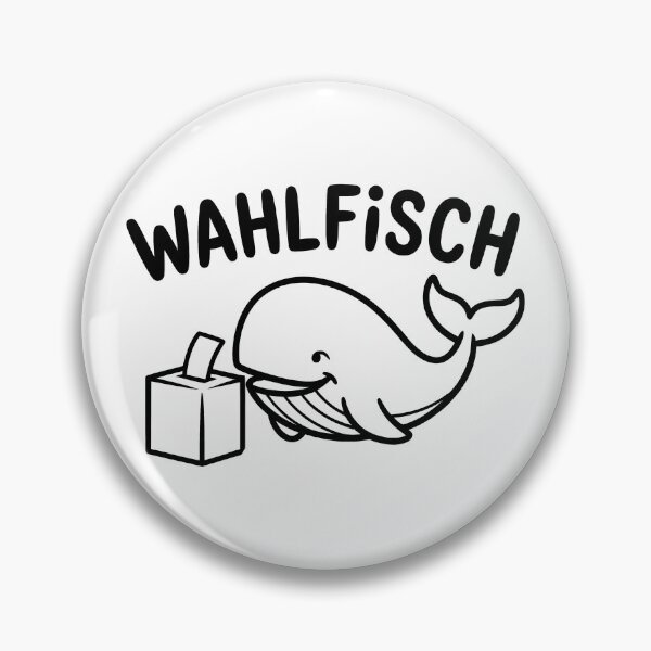 Artikelvorschau, Wahlfisch Wal Wahlurne | Lustiges Wortspiel Wahl Geschenk entworfen und verkauft von LoFizzy.