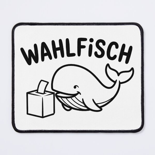 Item preview, Wahlfisch Wal Wahlurne | Lustiges Wortspiel Wahl Geschenk designed and sold by LoFizzy.