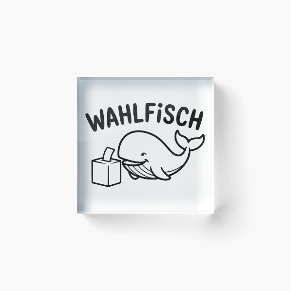 Artikelvorschau, Wahlfisch Wal Wahlurne | Lustiges Wortspiel Wahl Geschenk entworfen und verkauft von LoFizzy.