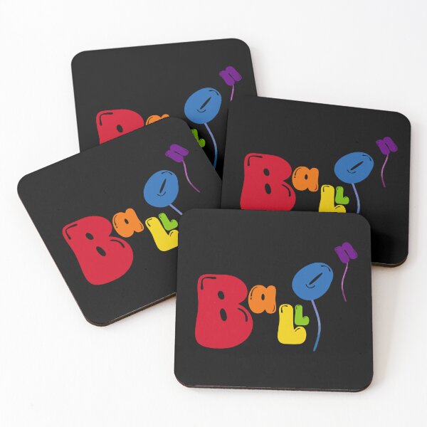 Item preview, Colorful Balloon Typography | Funny Lettering Mistake Design designed and sold by Detroja Typography.