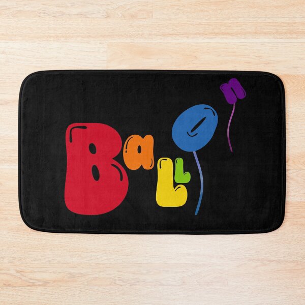 Item preview, Colorful Balloon Typography | Funny Lettering Mistake Design designed and sold by Detroja Typography.