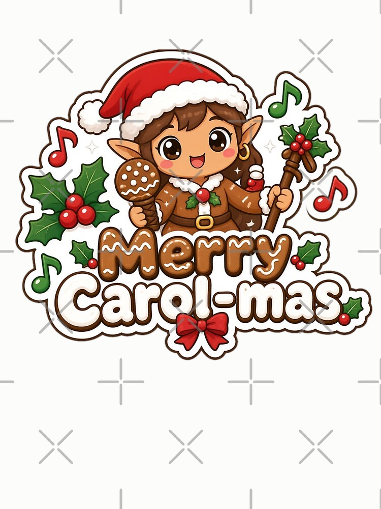 Thumbnail 6 von 6, Pullover, Singer Christmas Merry Carol-mas Gift designt und verkauft von HJShop.