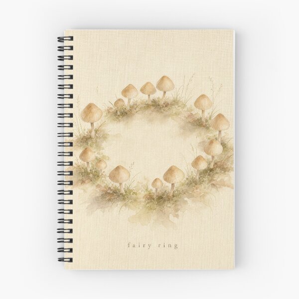 Item preview, Fairy Ring Mushroom Watercolor | Cottagecore Wall Art designed and sold by FixationStudio.