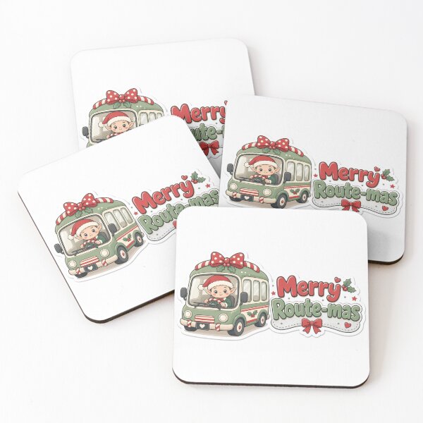 Item preview, Bus Driver Christmas Merry Route-mas Gift designed and sold by Soft Merch.