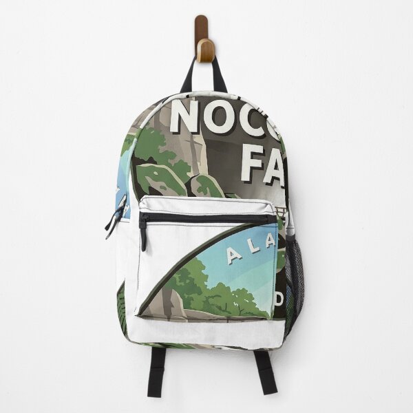 Item preview, Noccalula Falls Gorge Trail Footbridge Alabama Badge Sticker designed and sold by DetourDgn.