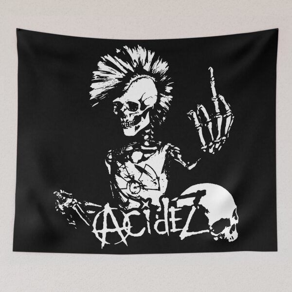 Artikelvorschau, Acidez Punk Skull entworfen und verkauft von georgeweigan.