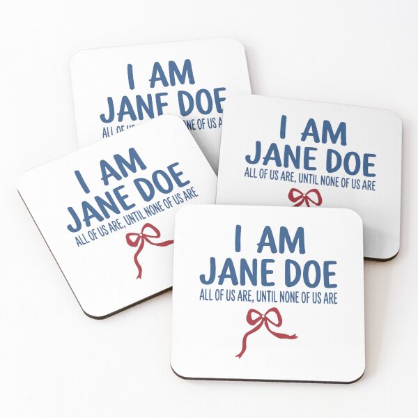 Artikelvorschau, Ich bin Jane Doe. Wir alle sind es, bis keiner von uns mehr unbekannt ist. Fürsprecherin für das Bewusstsein für unbekannte Personen. entworfen und verkauft von bunenebun.