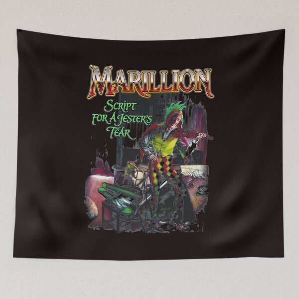 Item preview, Marillion Script For A Jester's Tear Band designed and sold by kawanva-studio.