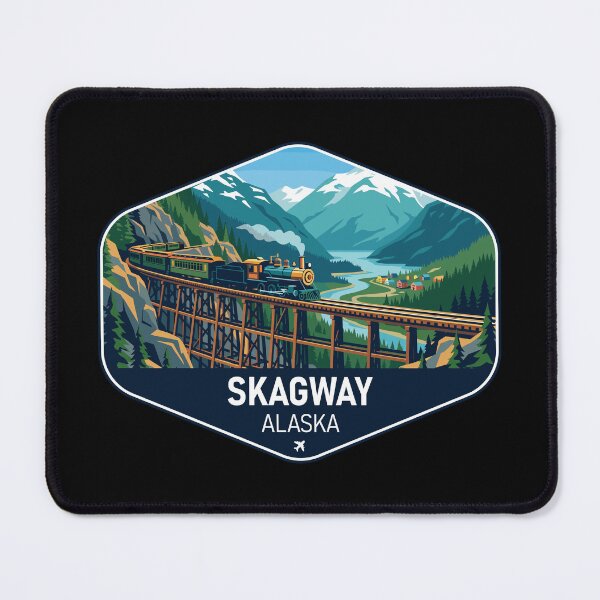 Item preview, Skagway Alaska Travel Souvenir designed and sold by RareDeerArt.