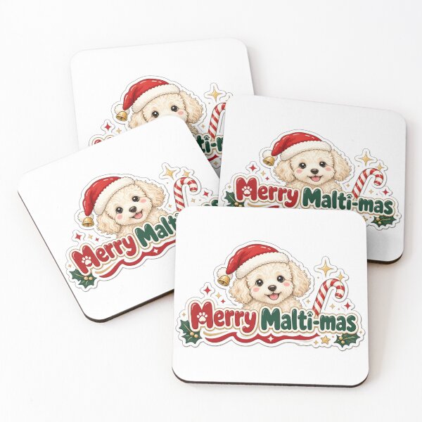 Item preview, Maltipoo Christmas Merry Malti-mas Gift designed and sold by Soft Merch.
