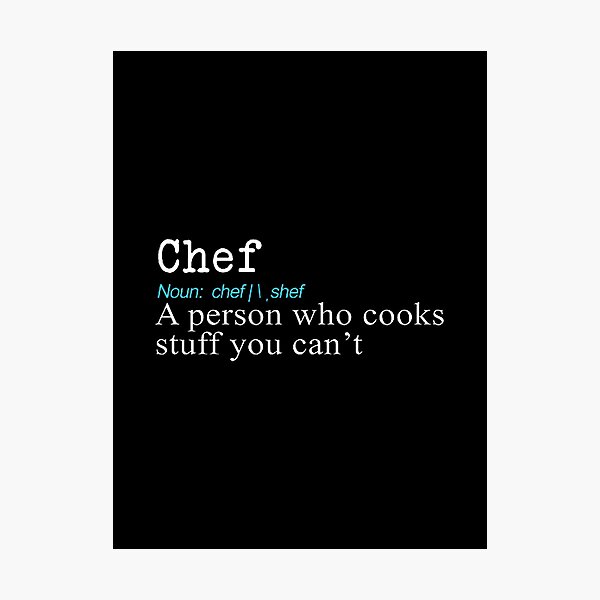 Item preview, Funny Chef Definition Cooking Gift Design for Culinary Enthusiasts designed and sold by thiefofblood0w0.