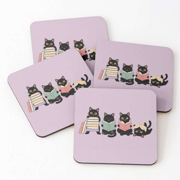 Item preview, Bookish Kitties designed and sold by Free Will Creative.