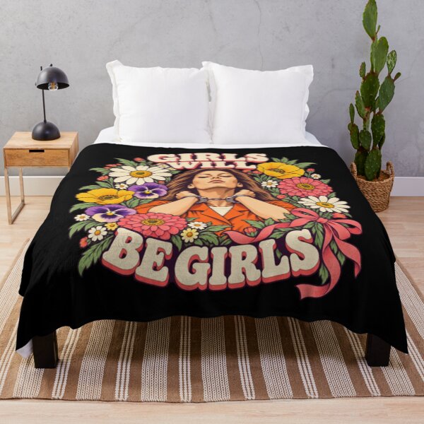 Item preview, Aileen Wuornos Girls Will Be Girls Colorful Floral Handcuffs Portrait designed and sold by ytokkeq.